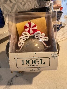 VTG Dept 56 Noel Peppermint Candy Christmas Ornament 1838-4 - Original Box